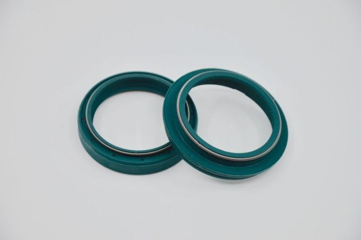 Gabel, Federbein: SKF Simmerring mit Staubkappe 43S green • ROCKET SKF Simmerring 43S
