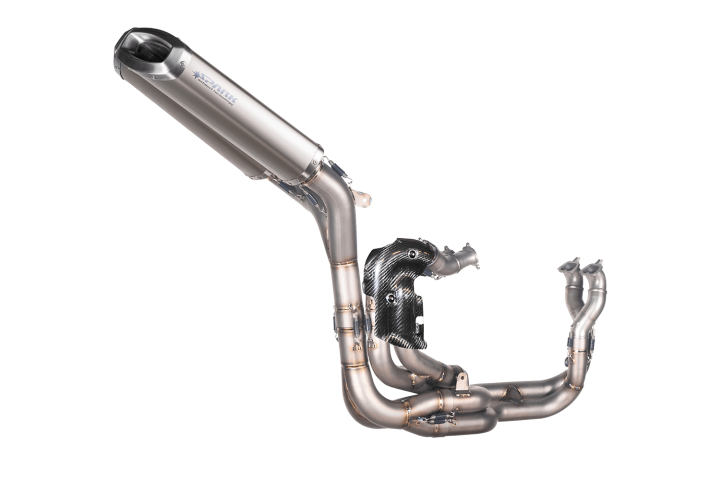 Komplettanlagen: Racing Auspuffanlage (Titan) Rectangular - Panigale V4 (2018-24) • ROCKET 209